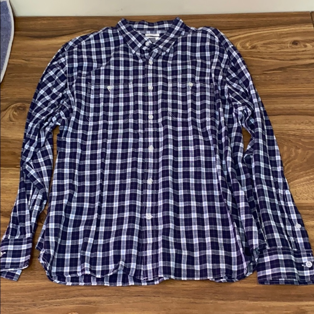 Old Navy Slim Fit plaid button up